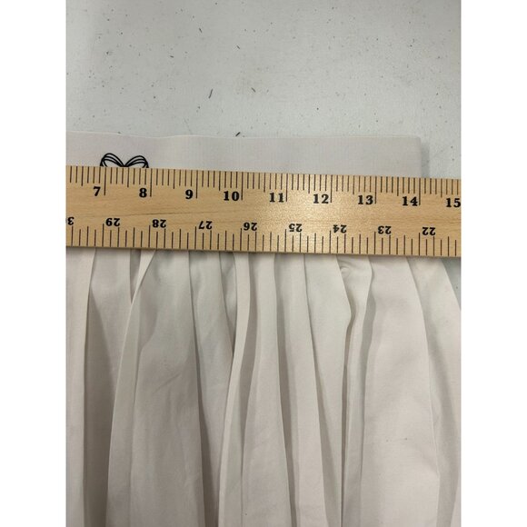 Aritzia Tna Move Tech Tennis Pro Micro Mini Skirt Pleated White Women's Size M - Picture 4 of 9